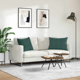 Poduszki na sofę 2 pcs Ciemna zieleń 70 x 50 cm