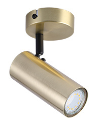 Kinkiet mosiądz ruchomy metalowy spot Colly 91-01702