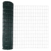 Ogrodzenie Euro 1,2 x 25 m Żelazo pokryte PVC zielony