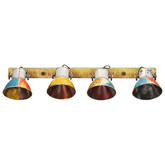 Industrialna lampa ścienna, kolorowa, 90x25 cm, E27