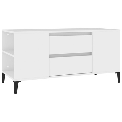 Szafka pod TV, biała, 102x44,5x50 cm, materiał drewnopochodny vidaXL