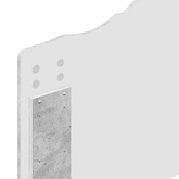 Ramka łóżka Betonowy szary 100 x 200 cm Drewno inżynieryjne