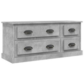 vidaXL Szafka pod TV, szarość betonu, 100x35,5x45 cm