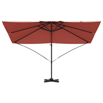 Parasol plażowy terakota 351 x 250 x 260 cm