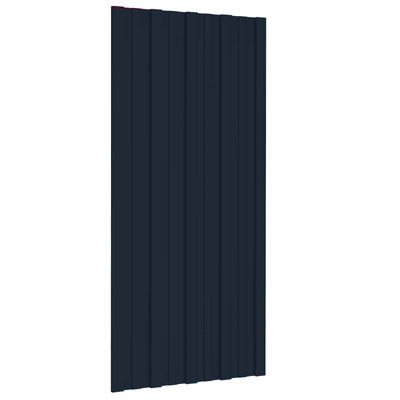 Panel dachowy 36 pcs antracytowy 100 x 45 cm Stal galwanizowana
