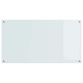 Panel kuchenny Biały 110 x 60 cm szkło hartowane