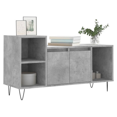 vidaXL Szafka pod TV, szarość betonu, 100x35x55 cm wariant 5