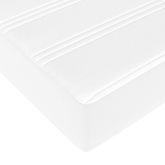 Rama łóżka z materacem Inny 2 szt. Biały PVC