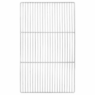 Ruszt grillowy Srebrny 67 x 40 cm Stal nierdzewna