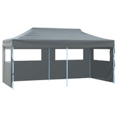 Namiot Imprezowy Antracyt 291 x 580 x 315 cm Materiał Oxford