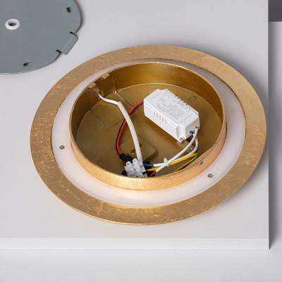 Kinkiet LED 18W Złoty Abruzzo Greta 2800-3200K