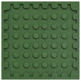 Płytki ochronne przed upadkiem 18 pcs zielony 50 x 50 cm Guma