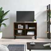 vidaXL Szafka pod TV, brązowy dąb, 69,5x30x50 cm