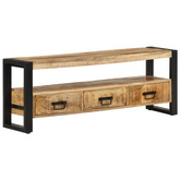 vidaXL Szafka pod TV, 120x30x45 cm, lite drewno mango