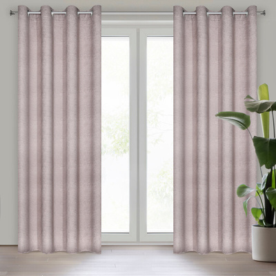 Zasłona Mabel różowa 140x250