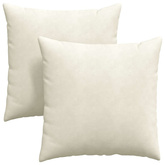 Poduszki na sofę 2 pcs Kremowy 60 x 60 cm Tkanina sztruksowa