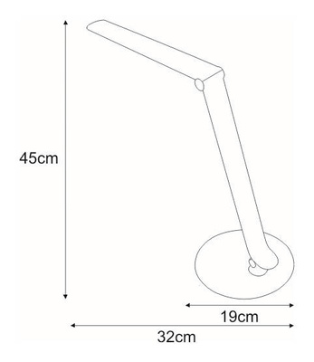 Lampka biurkowa K-BL1201 czerwona z serii DUO KAJA