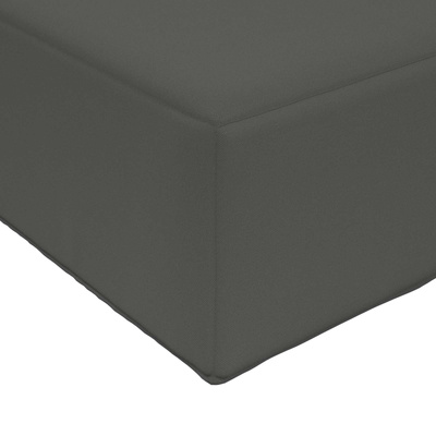 Poduszka do sofy na zewnątrz Antracyt 60 x 60 x 8 cm Poliester