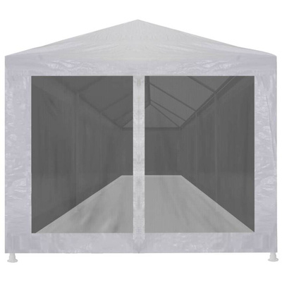 vidaXL Namiot imprezowy z 10 siatkowymi ściankami, 12 x 3 m