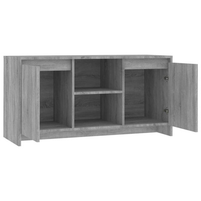 Szafka pod TV, szary dąb sonoma, 102x37,5x52,5 cm vidaXL