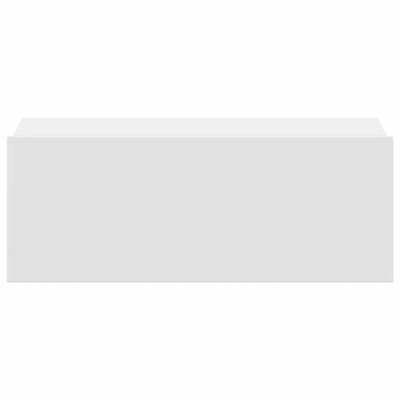 vidaXL Wisząca szafka nocna, biała 40x30x15 cm materiał drewnopochodny