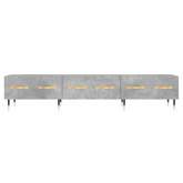 vidaXL Szafka pod TV, szarość betonu, 150x36x30 cm model standard