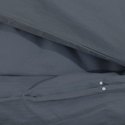 Zestaw pościeli, antracytowy, 220x240 cm, lekka mikrofibra