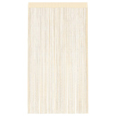 Zasłony sznurkowe, 2 sztuki, 100 x 250 cm, kremowe