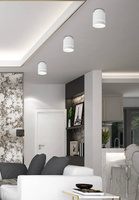 Lampa sufitowa tuba biała LED 12W natynkowa okrągła Candellux