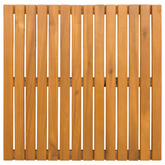 Mata do kąpieli Gładki brązowy 50 x 50 cm Lite Drewno Akacji