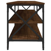 vidaXL Szafka pod TV, brązowy dąb, 180x40x50, materiał drewnopochodny