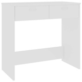 vidaXL Biurko, białe, 80x40x75 cm, materiał drewnopochodny