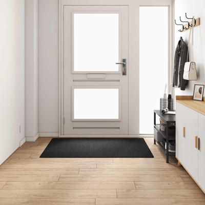Chodnik dywanowy Antracyt 100 x 150 cm 100% polipropylen