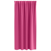 Firany blackout z kółkami 2 pcs Jasnoróżowy 175 x 140 cm