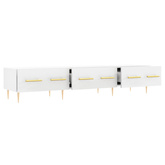 vidaXL Szafka pod TV, biała, 150x36x30 cm, materiał drewnopochodny