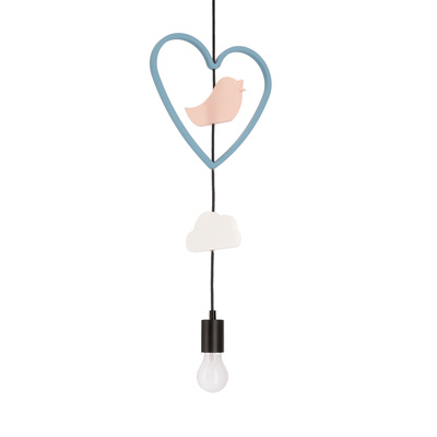 Trio shs p lampa wisząca czarny 3x20W E27 iq kids multi kolor