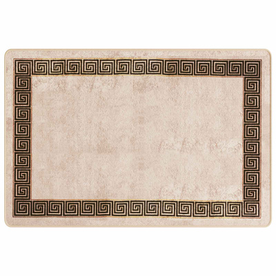 Chodnik dywanowy MARSA Czarny 100 x 150 cm Poliester i PVC