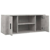 vidaXL Szafka pod TV, szarość betonu, 100x35x40 cm