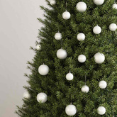 Zestaw bombek, 100 elementów, biały