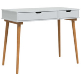 Zestaw toaletki FAUSKE 4 szt. Biały 100 x 50 x 143 cm