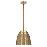 Lampa sufitowa wisząca candellux sfinks 31-43306 stożek e27 ażurowy patyna