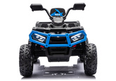 Quad Na Akumulator ATV 6 Kół Z Przyczepką JC606 24V 4x4 Niebieski