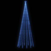vidaXL Choinka z kołkiem gruntowym, 732 niebieskie LED, 500 cm