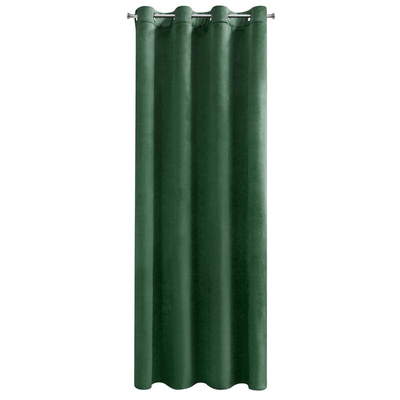 Zasłona Melanie ciemnozielona 215x250