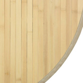 vidaXL Dywan okrągły, jasny naturalny, 60 cm, bambusowy