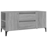 vidaXL Szafka pod TV, szary dąb sonoma, 102x44,5x50 cm