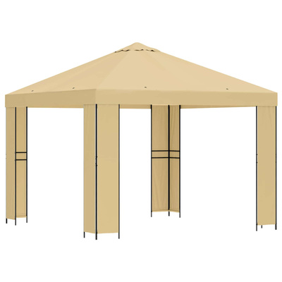 Altana 3 x 3 m kremowy Poliester i Stal 190 gsm