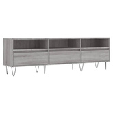 vidaXL Szafka pod TV, szary dąb sonoma, 150x30x44,5 cm w kolorze cm