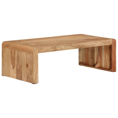 Stolik kawowy, 110x55x35 cm, lite drewno akacjowe