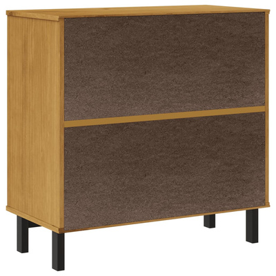 vidaXL Komoda FLAM, 80x40x80 cm, lite drewno sosnowe